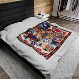 Chilean Velveteen Plush Blanket Soft Cozy Throw Home Decor Gift Idea